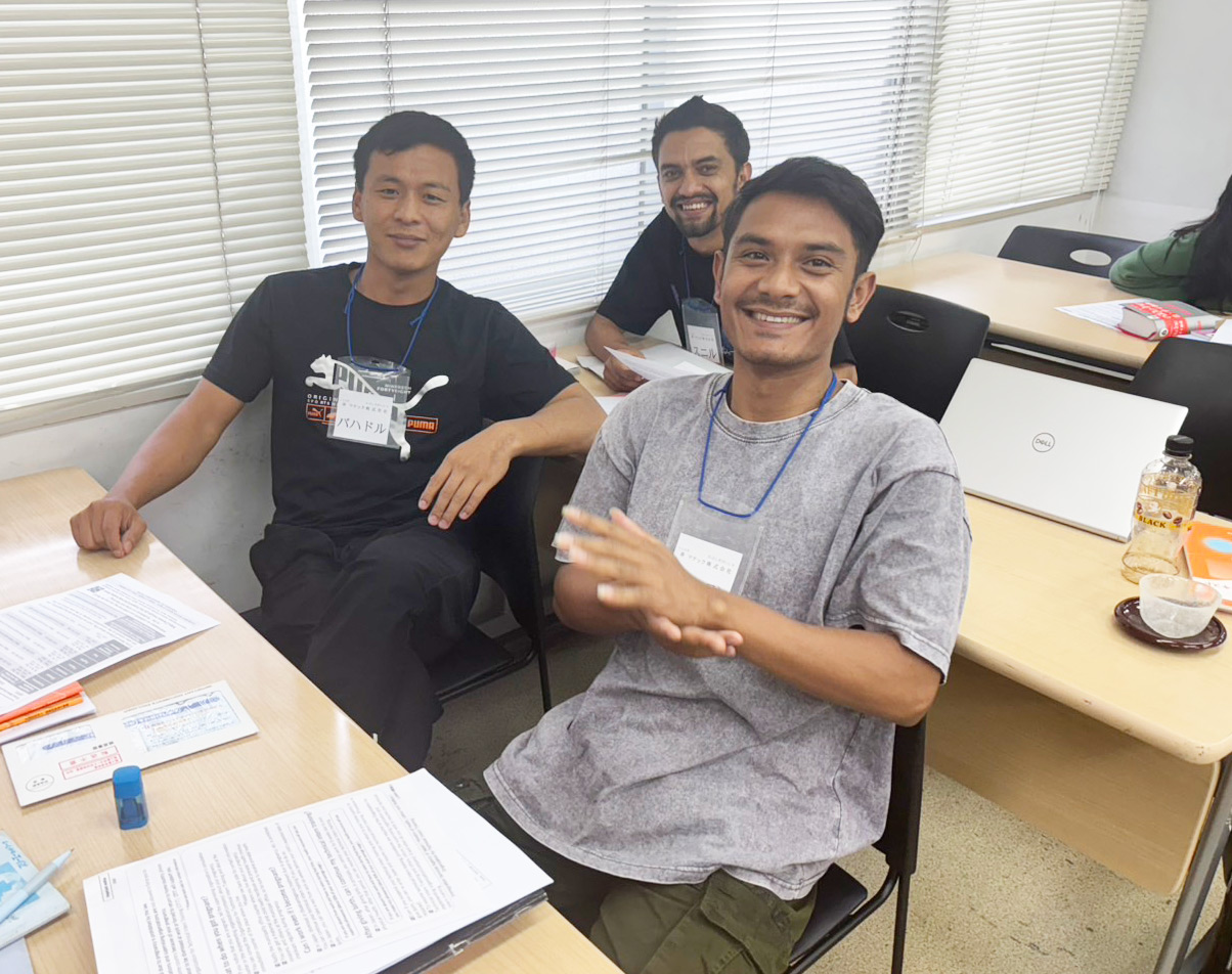 広島県の会社（工業包装）へ配属されるネパール人技能実習生の法的保護講習へ