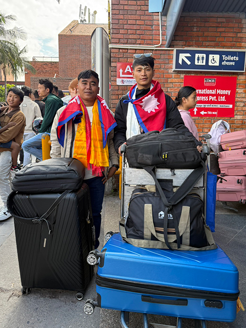 ネパール人技能実習生2名が入国　広島県の工業包装の会社へ配属予定