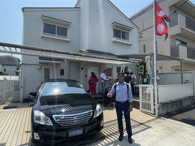 ネパール大使館へ訪問してきました。}
