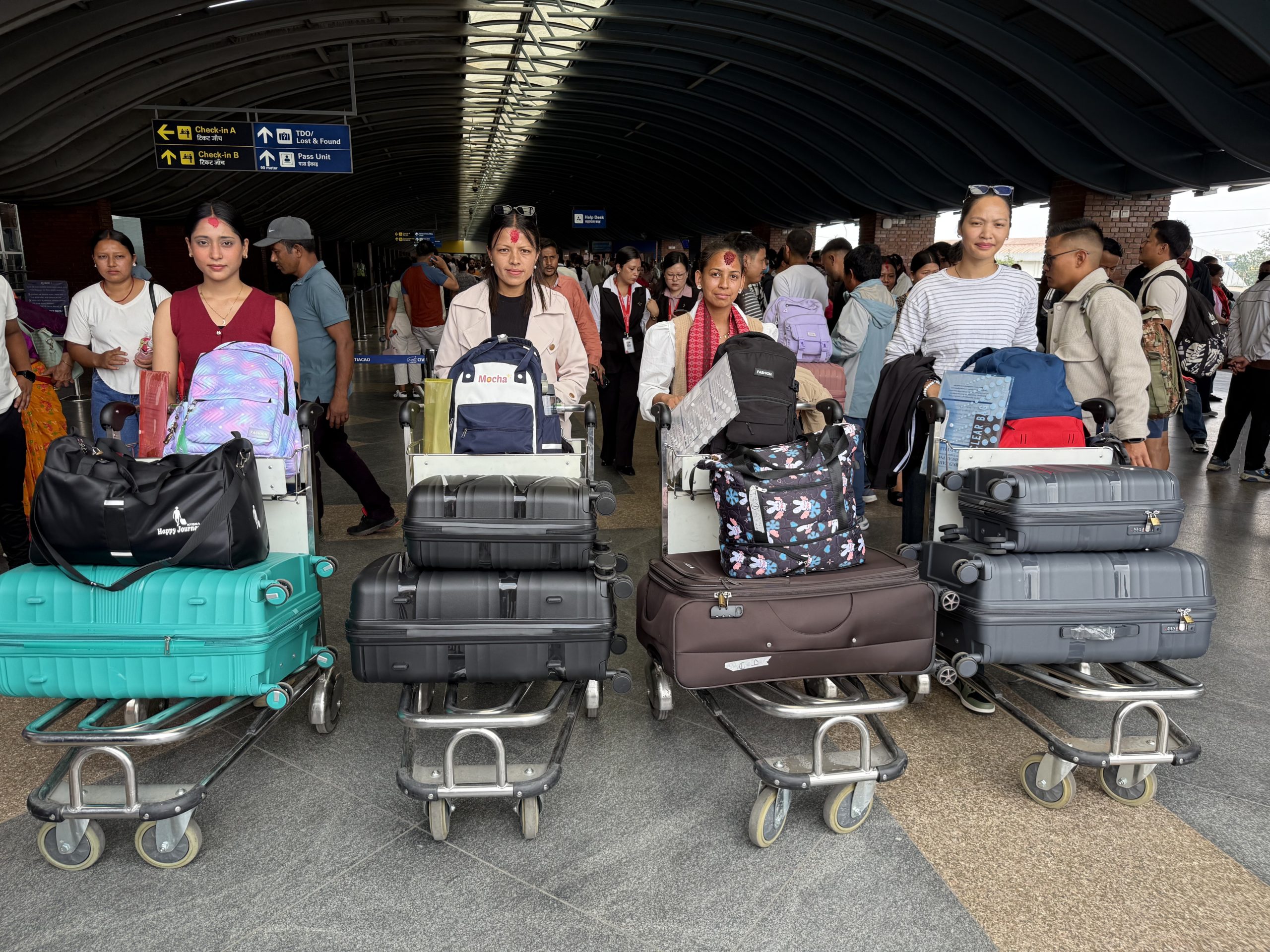 宮城県の食品加工会社も配属予定のネパール人技能実習生4名が入国}