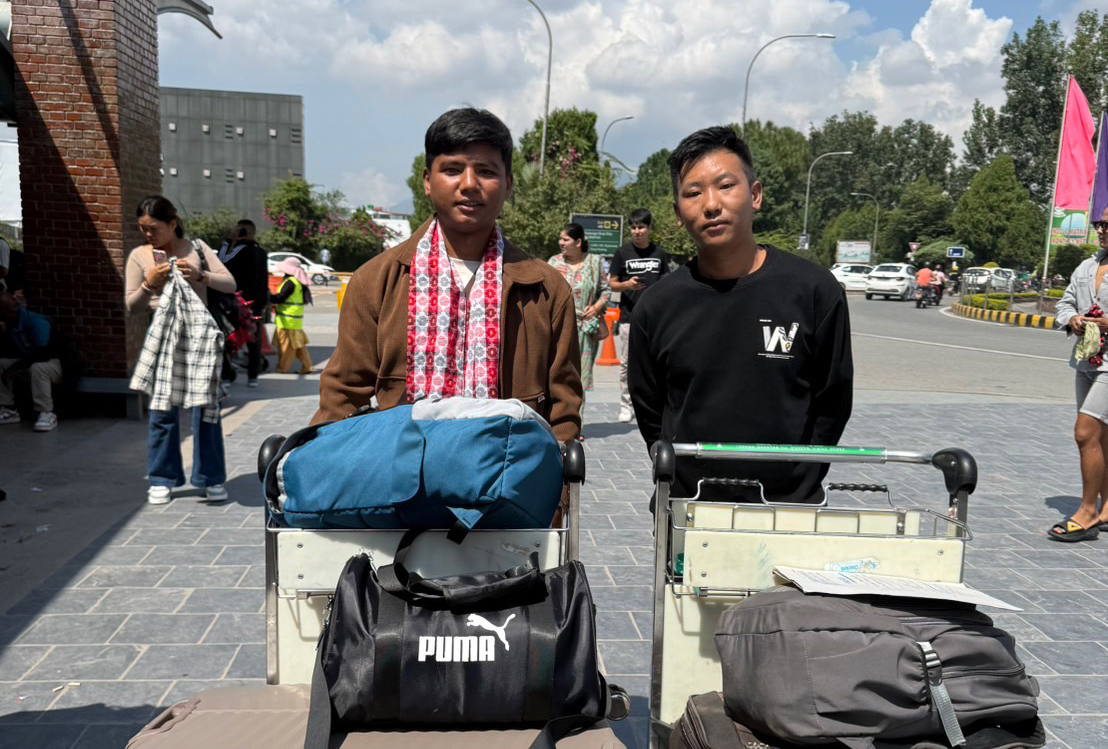 ネパール人技能実習生2名が無事入国！島根県の建設会社（とび）へ配属予定