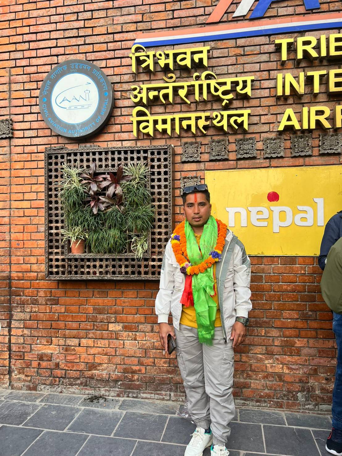 ネパール人技能実習生3号の1名入国されました。}