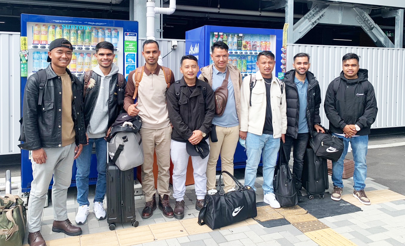 ネパール人技能実習生8名が入国　広島県の企業（プラスチック成型）へ配属予定}