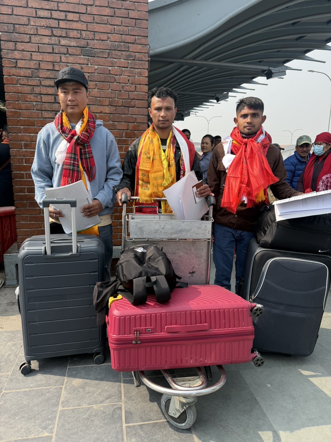 ネパール人技能実習生3名が入国　埼玉県の建設会社（型枠）へ}